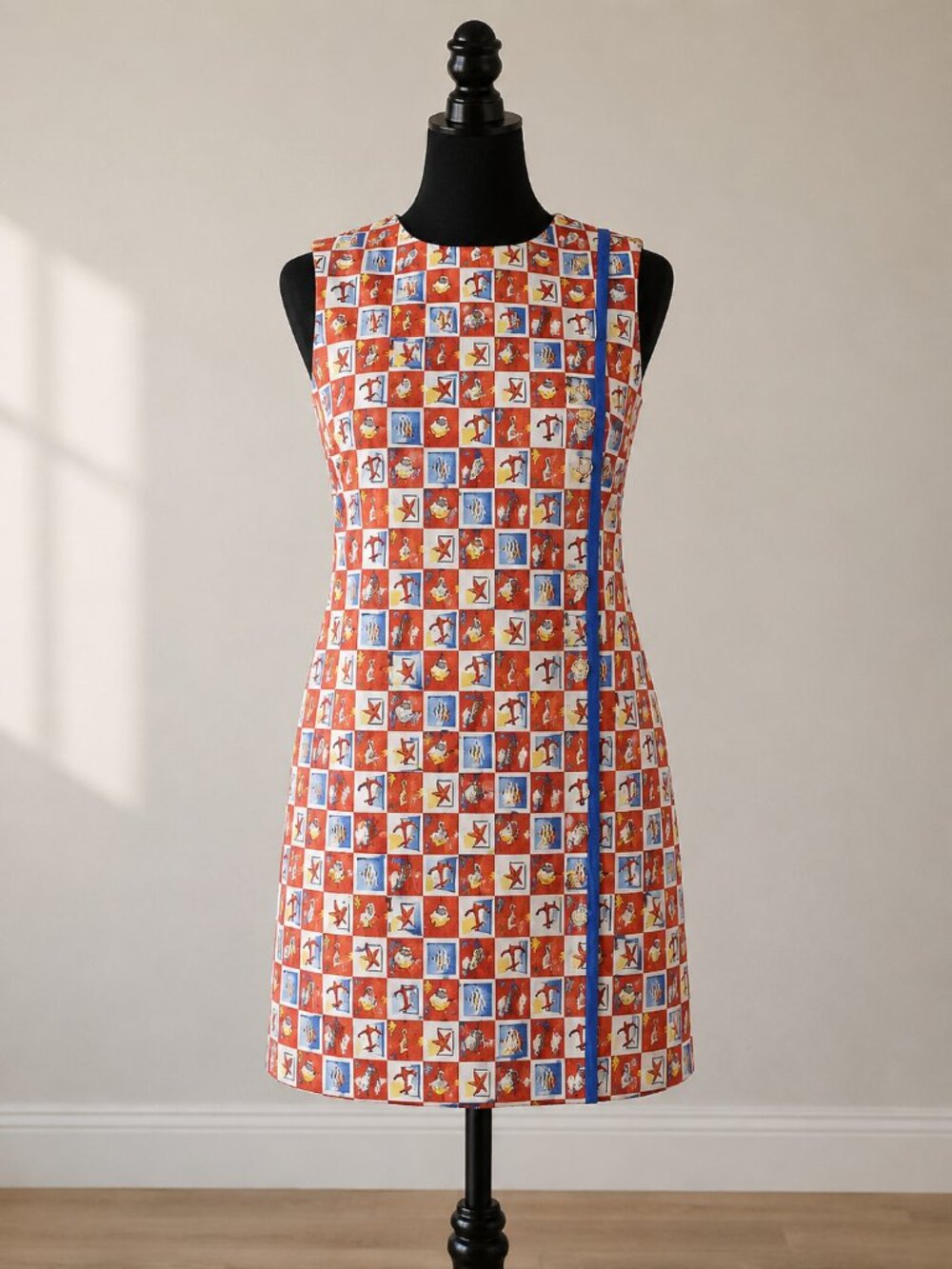 NWT Alexia Admor Seashell Print Shift Dress  Vacation/Resort Wear  S